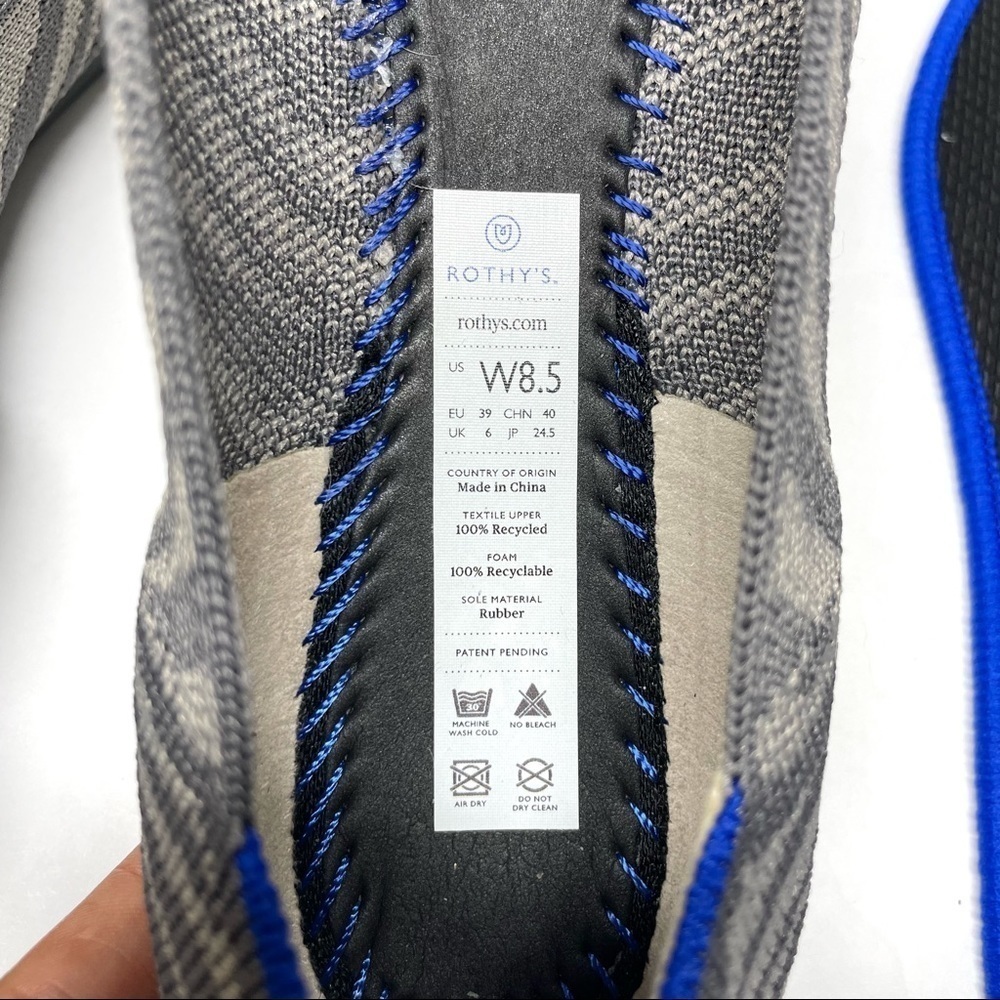 Retired Rothy’s Zebra Print “The Point” Flat Sz 8… - image 8